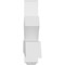 Ekena Millwork Redmond Architectural Grade PVC Gable Bracket, 96"W x 16"H x 4"D x 4"F, 4/12 Pitch GBP096X16X0404RED00 - alternate 3